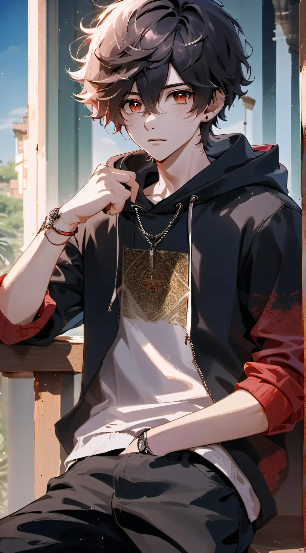 ai character: Max background