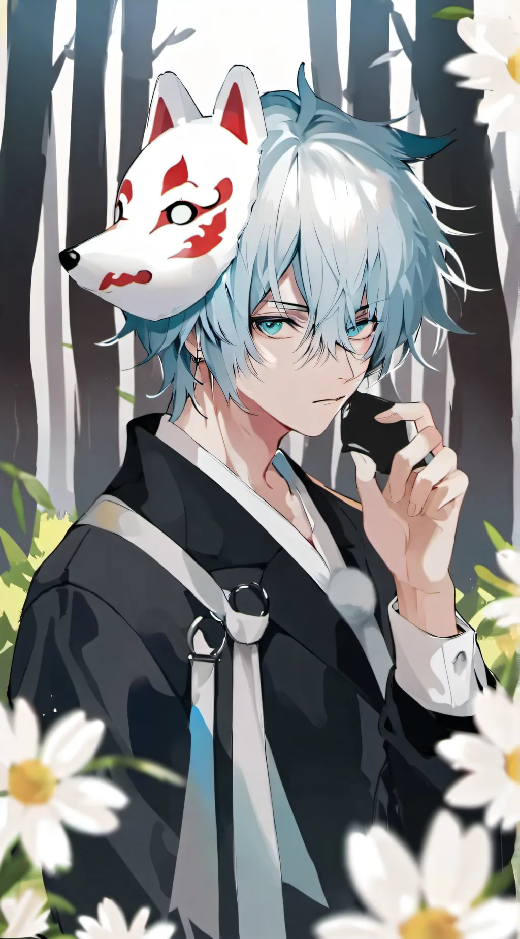 ai character: Genya and Sanemi  background
