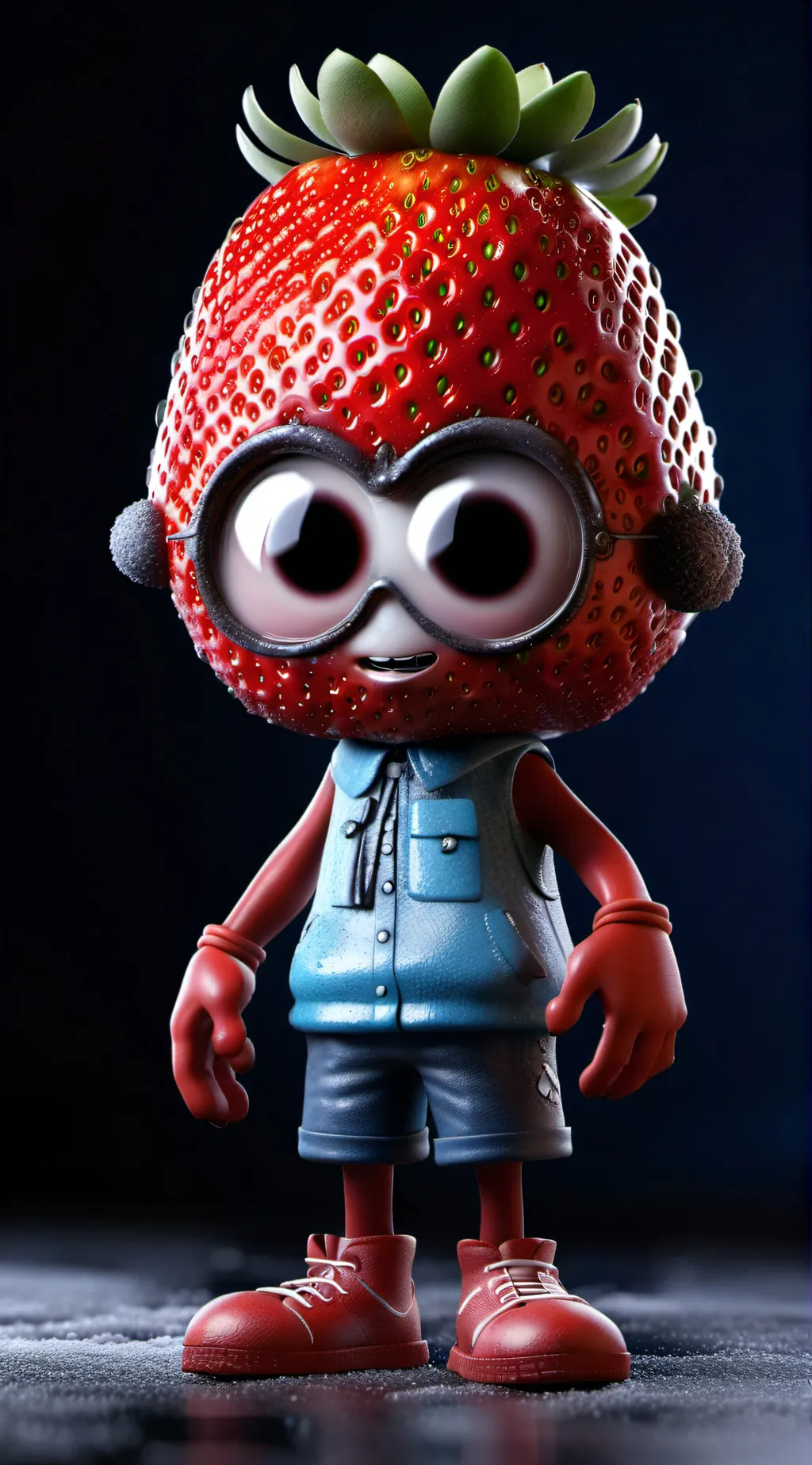ai character: sprout with collor background