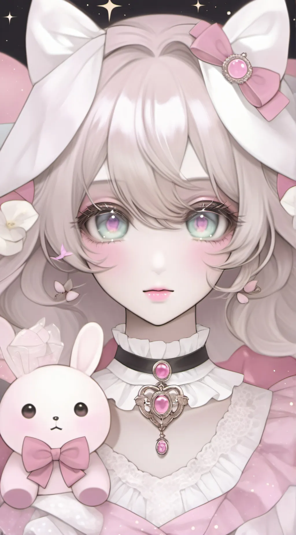 ai character: 💗😺kitty😺💗 background