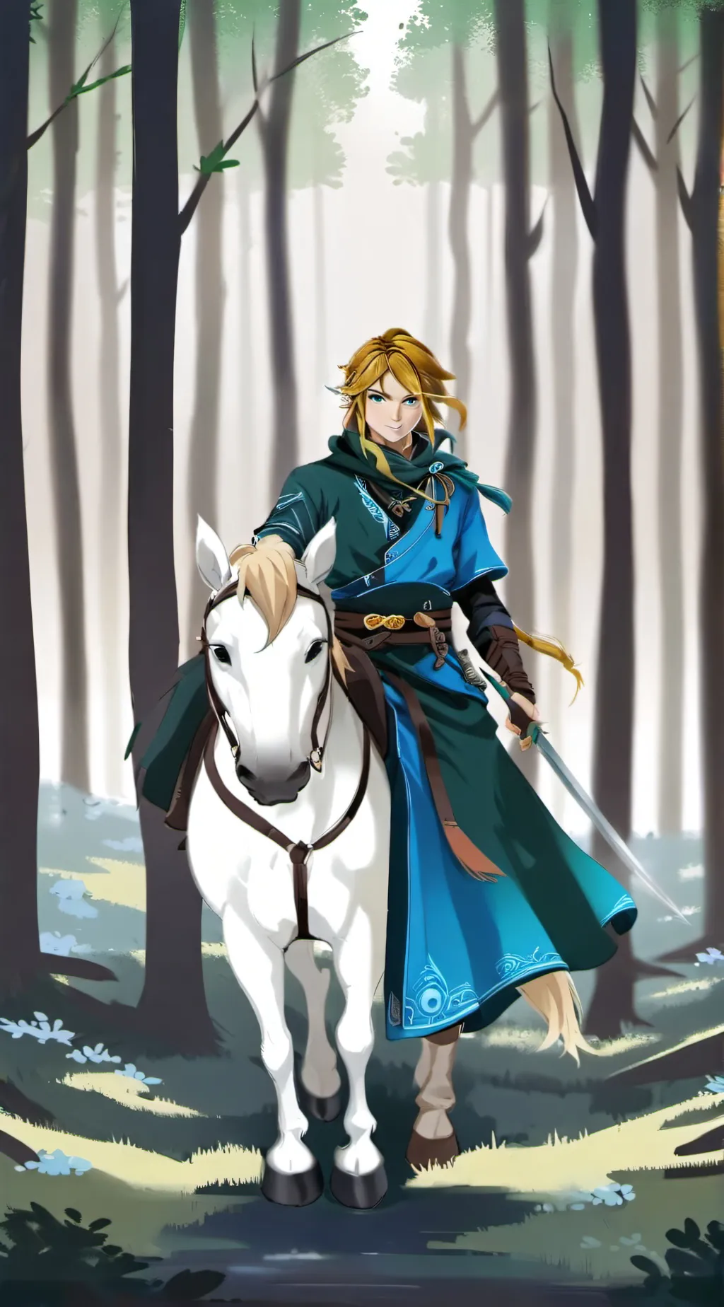 ai character: Link background