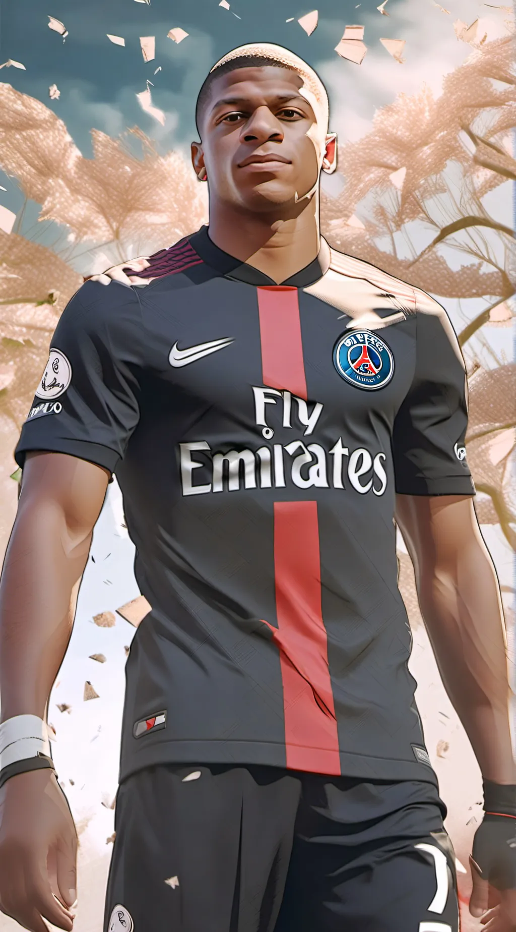 ai character: Kylian Mbappe background