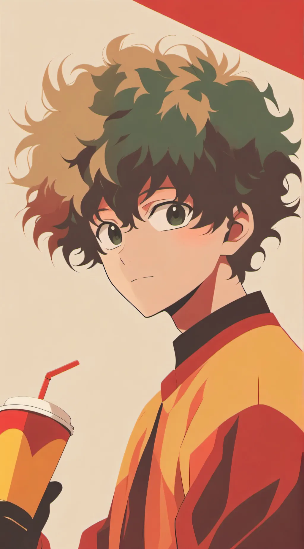 ai character: izuku midoriya background