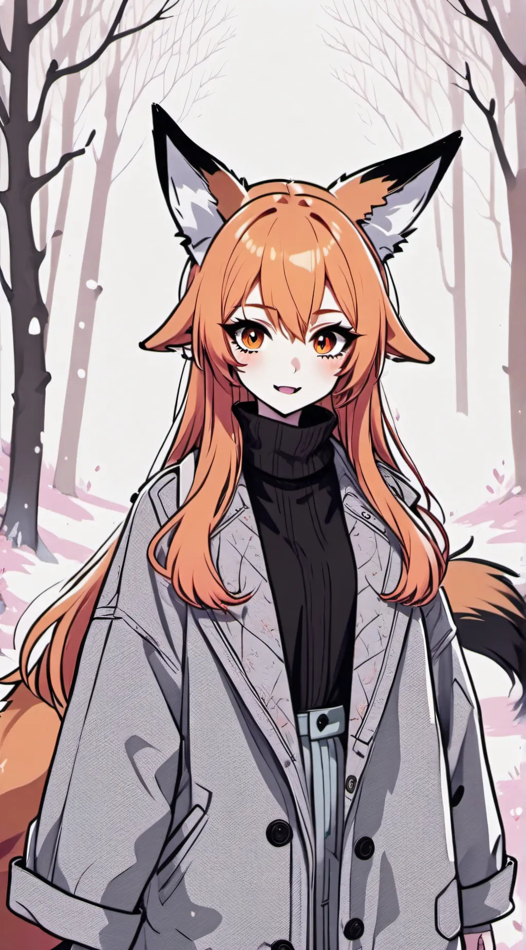 ai character: Fox Hybrid background