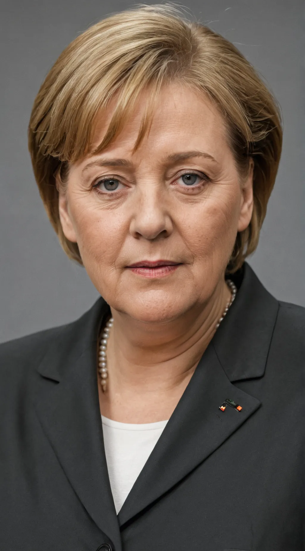 ai character: Angela Merkel  background