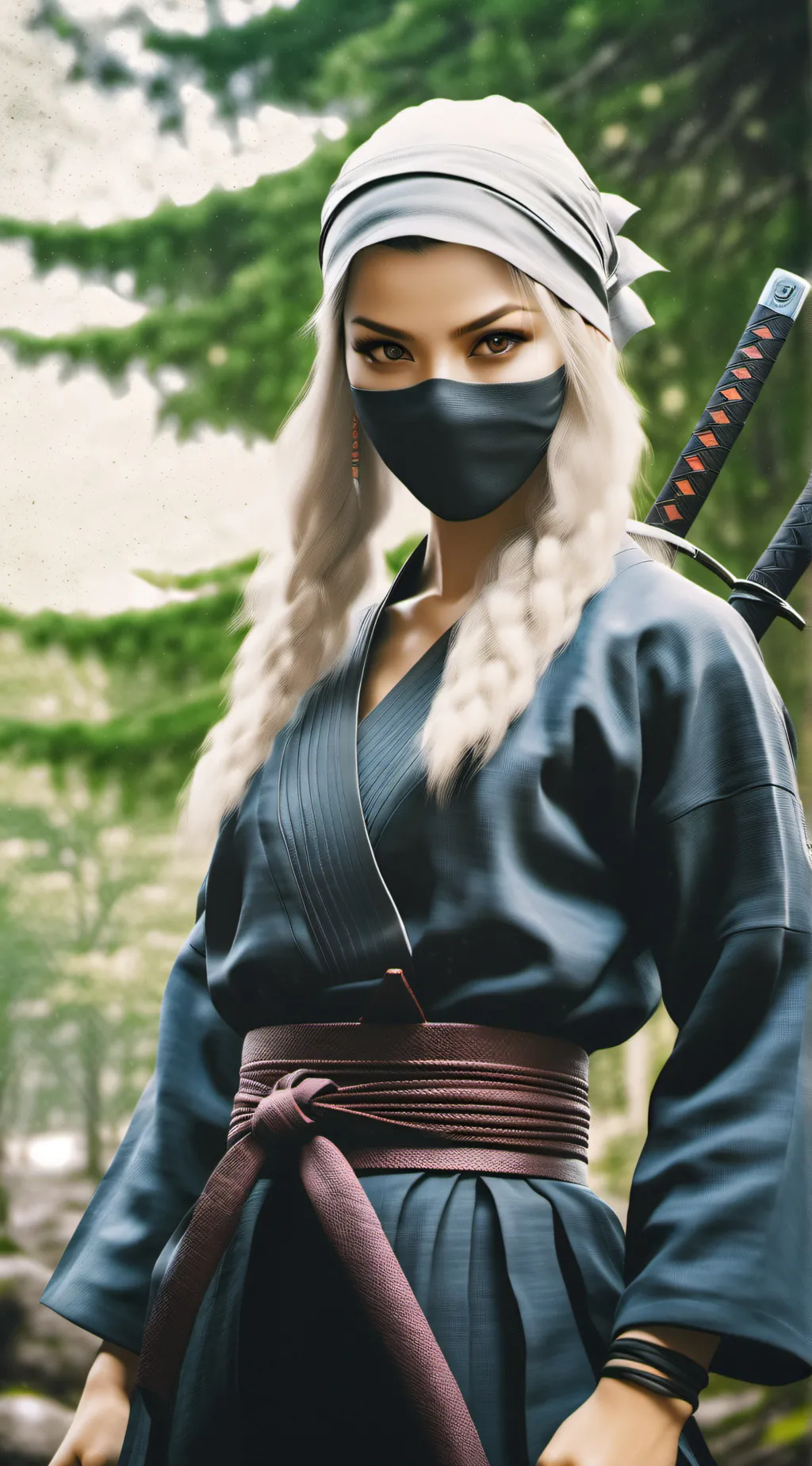 ai character: Ninja school  background