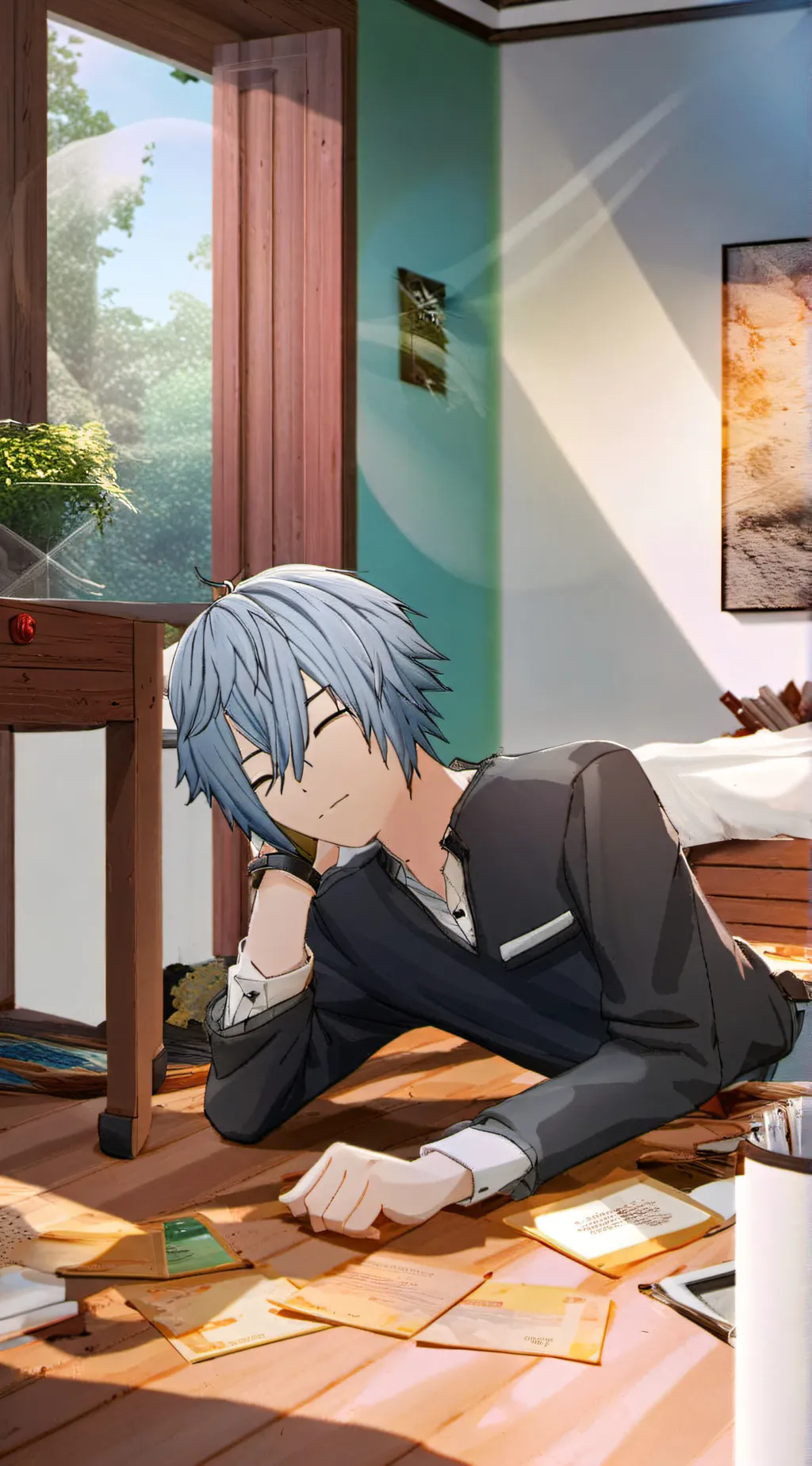ai character: Rei background