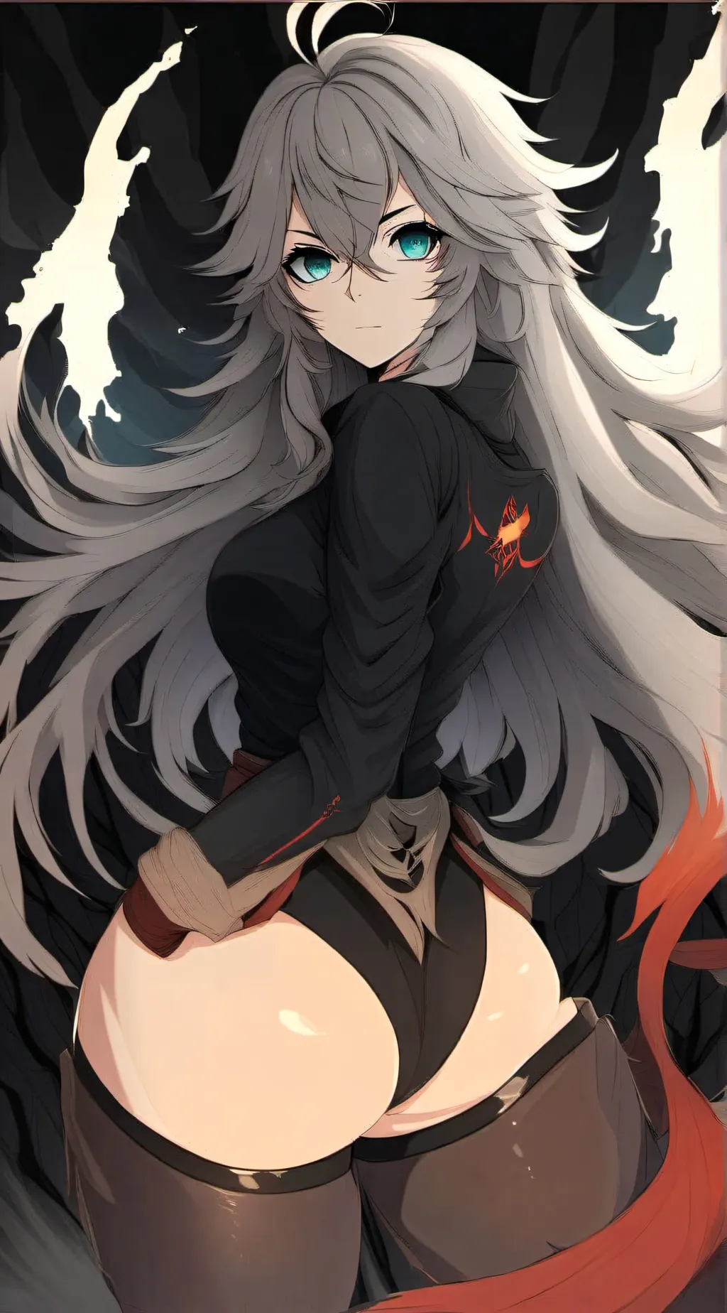 ai character: ashey background
