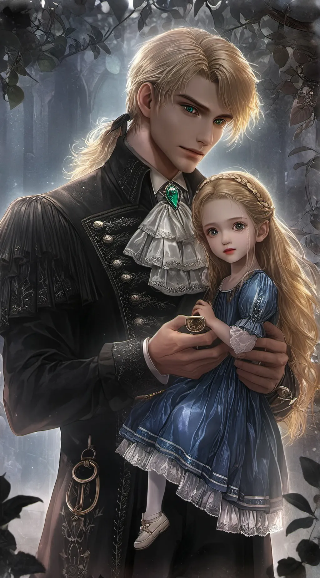ai character: -Theo and Livy- background