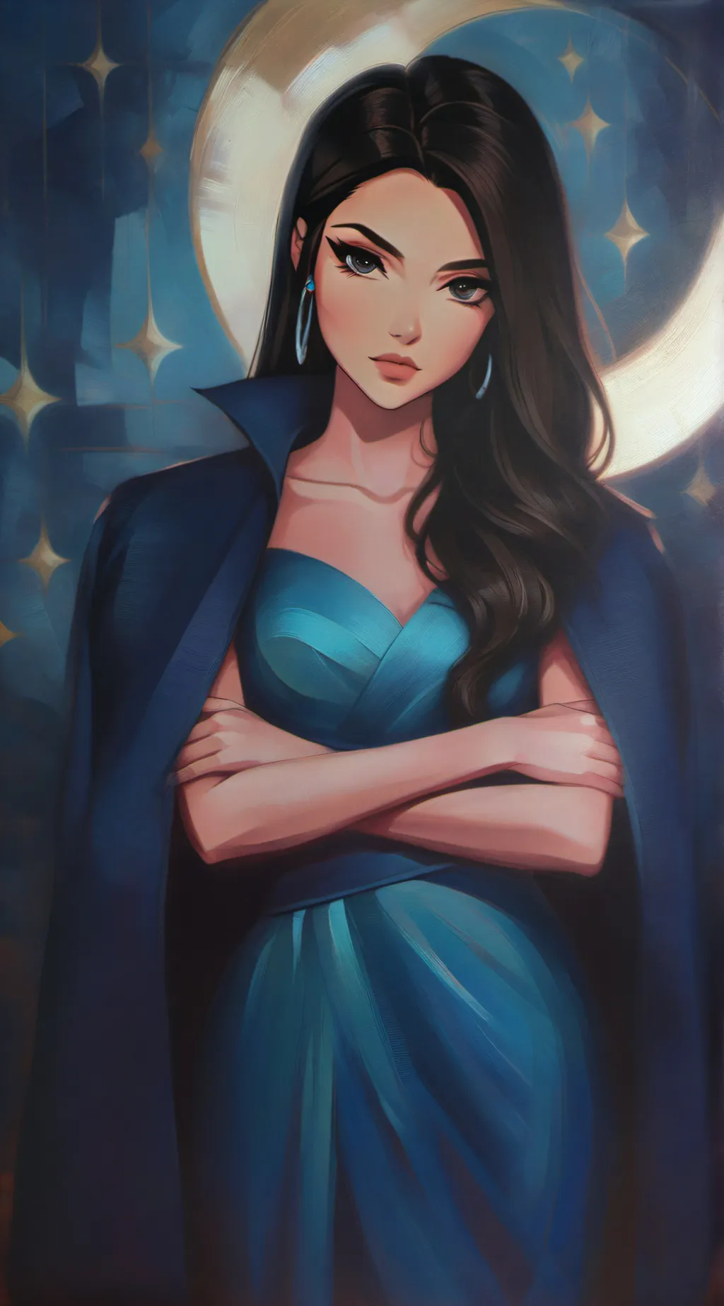 ai character: chanel background