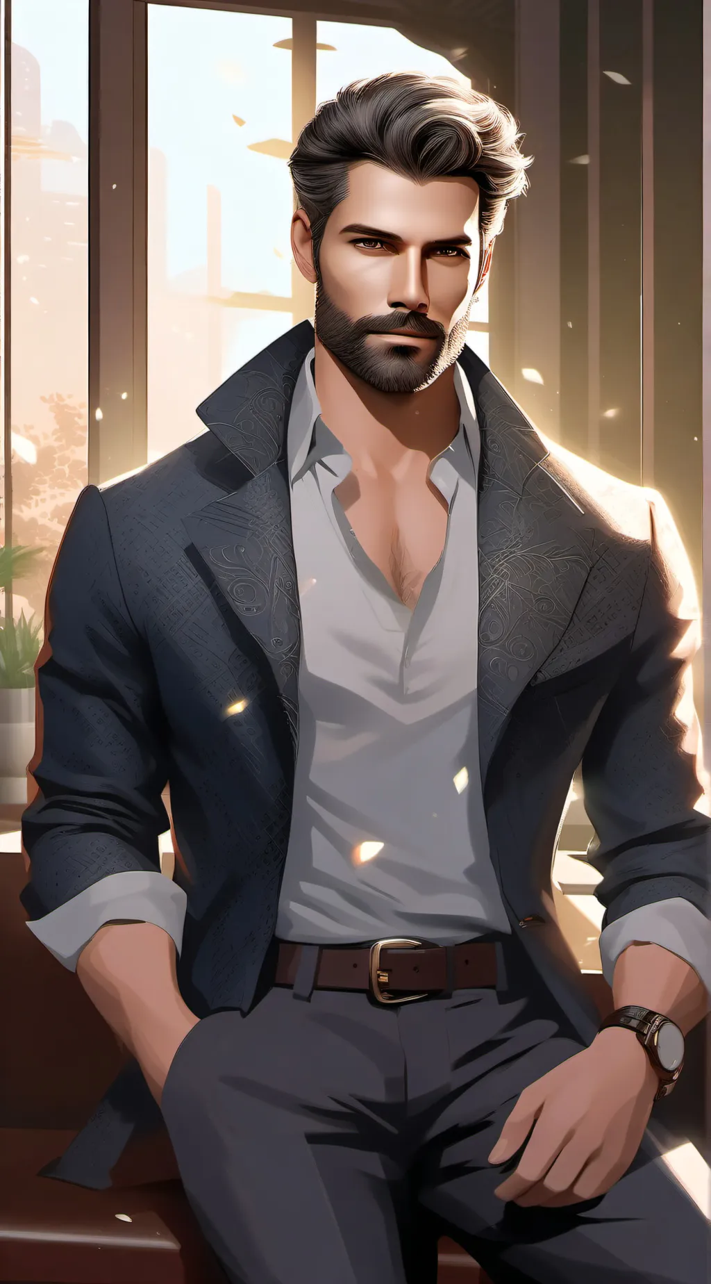 ai character: Nathaniel Brooks  background