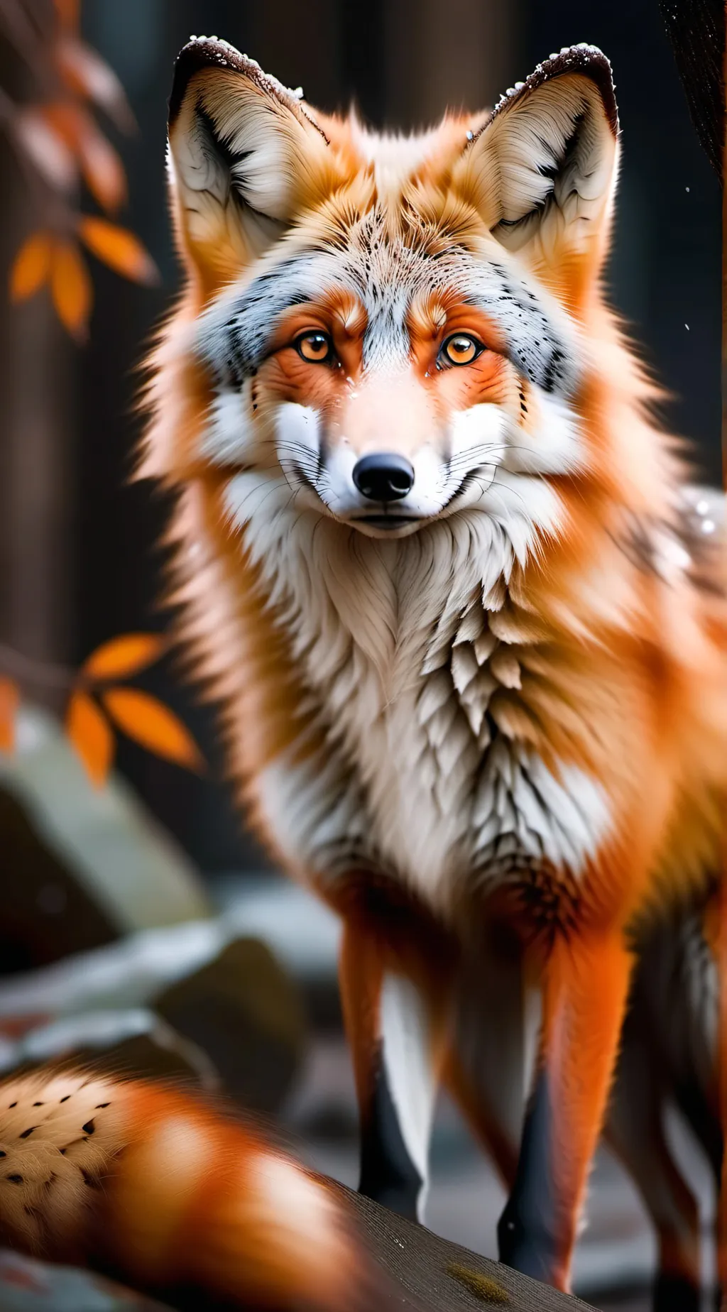 ai character: Wilderness FOX background