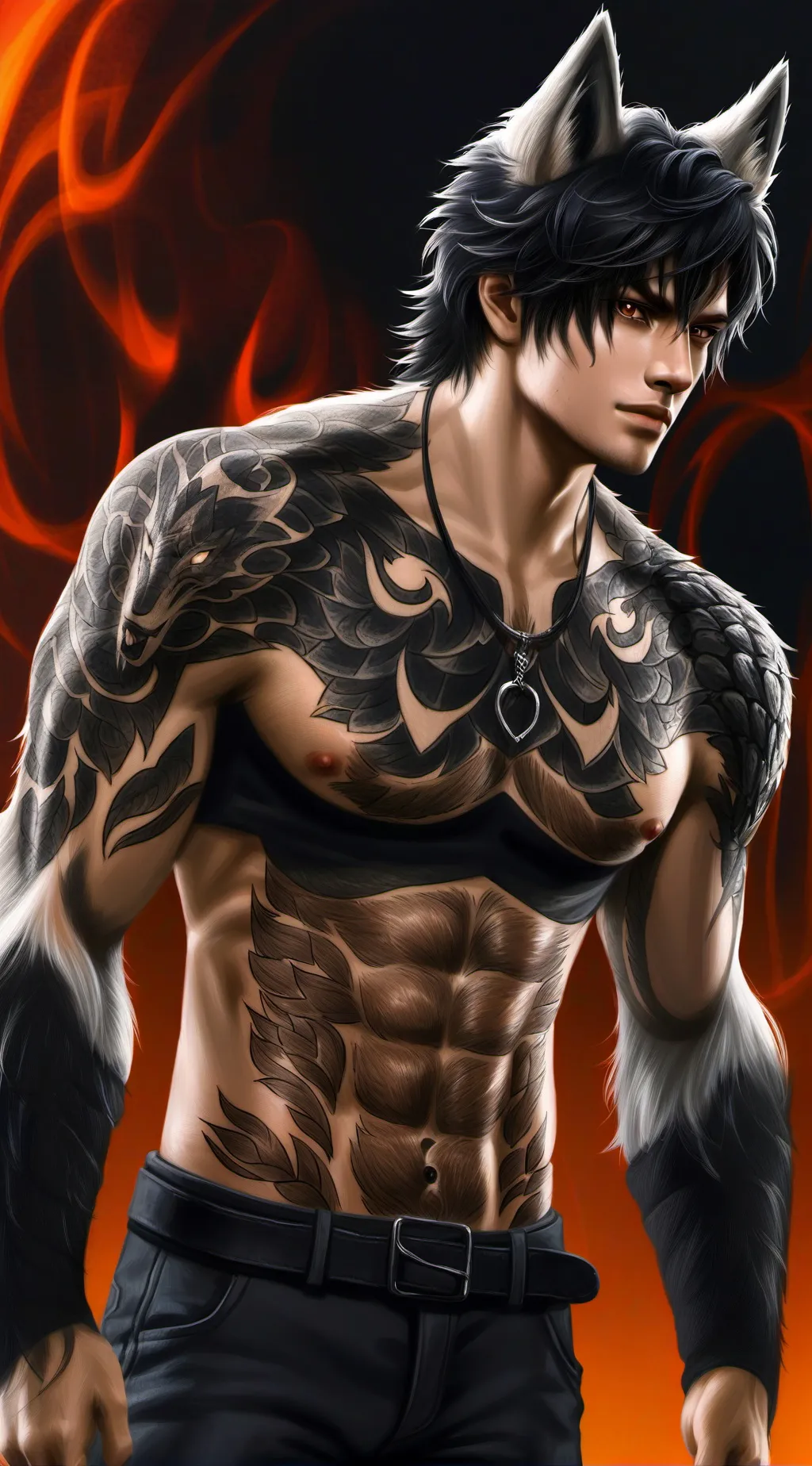 ai character: obsessive werewolf background