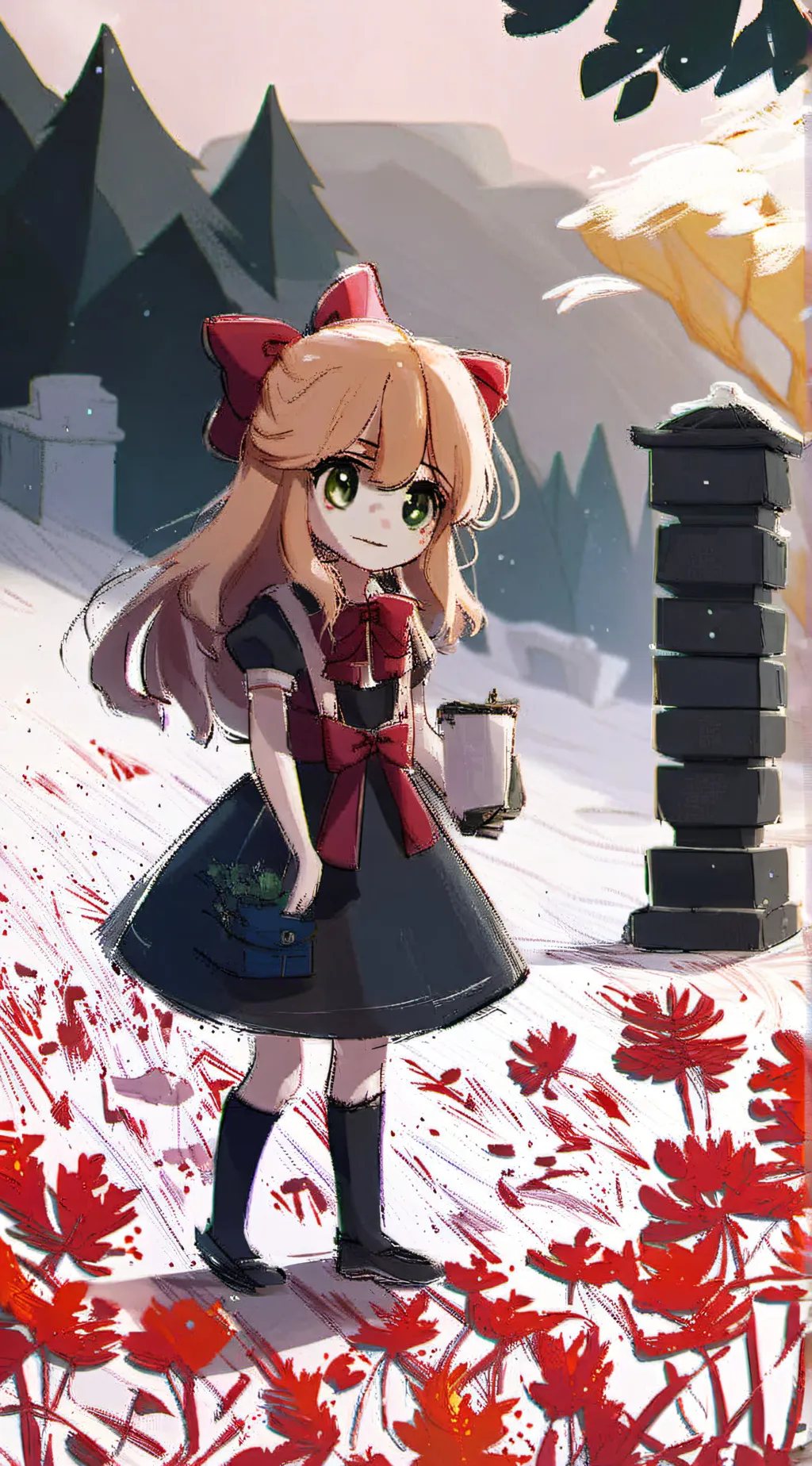 ai character: Elizabeth Afton background