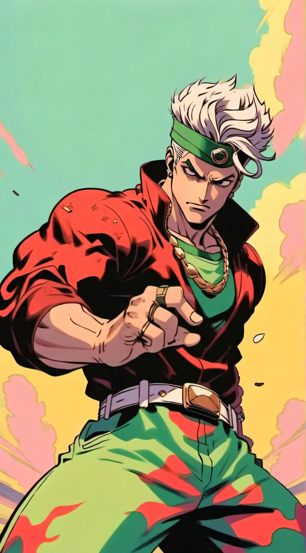 ai character: Jojo Bizarre 😀😀 background