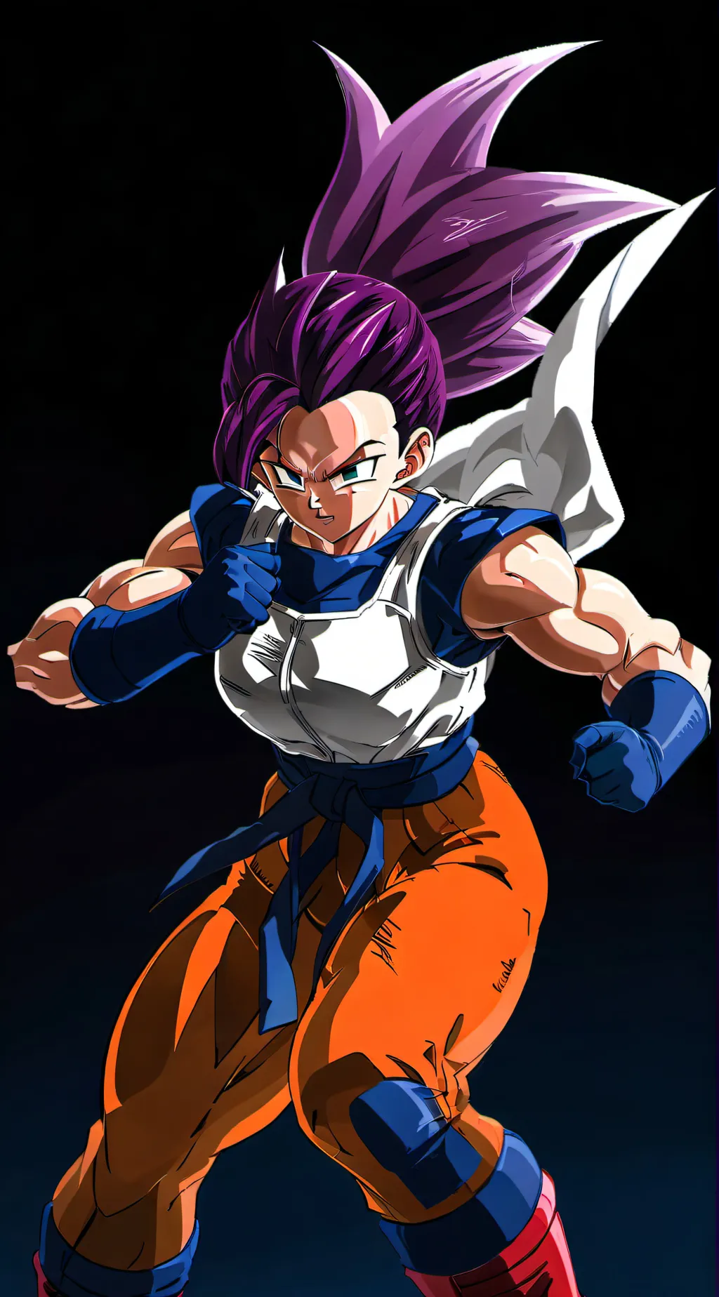 ai character: Son Bra background