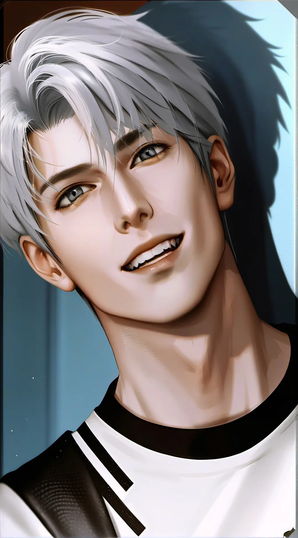 ai character: Leon background