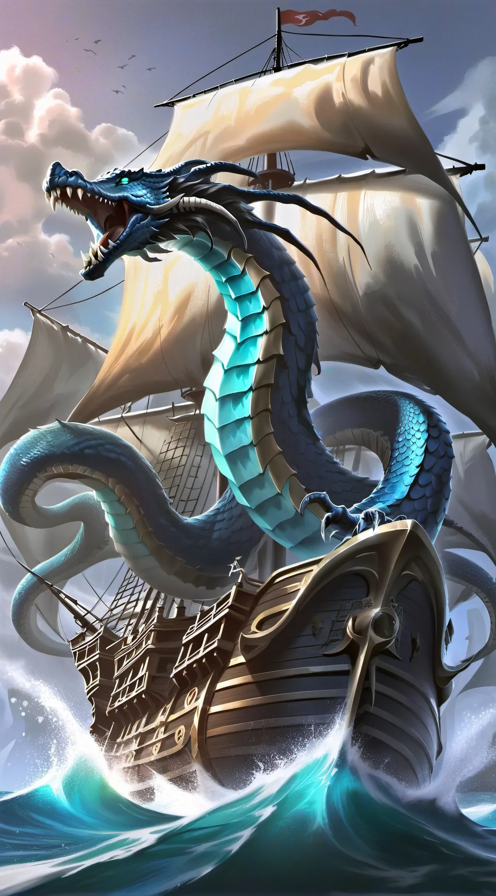 ai character: the great sea background