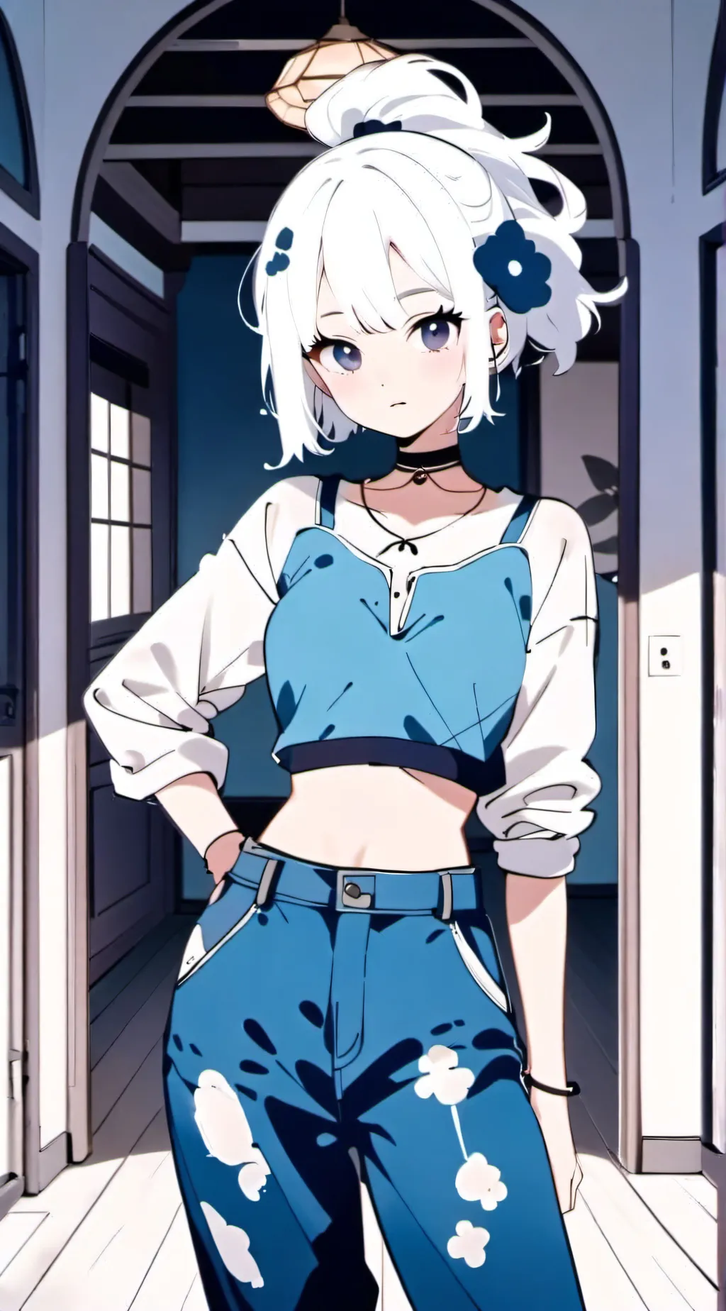 ai character: Sheila  background