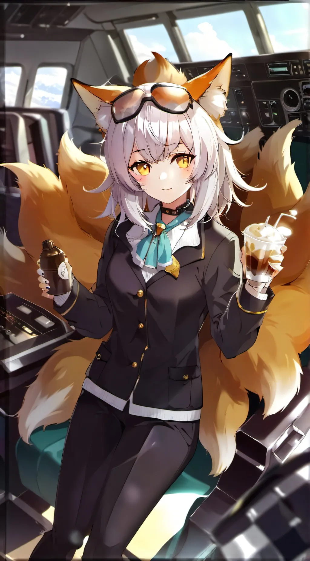 ai character: Tails background