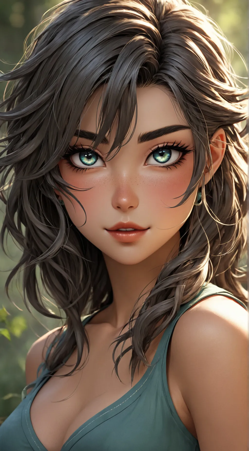 ai character: Anastasia  background