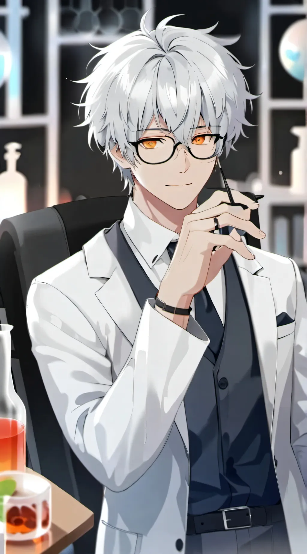 ai character: scientist hector background