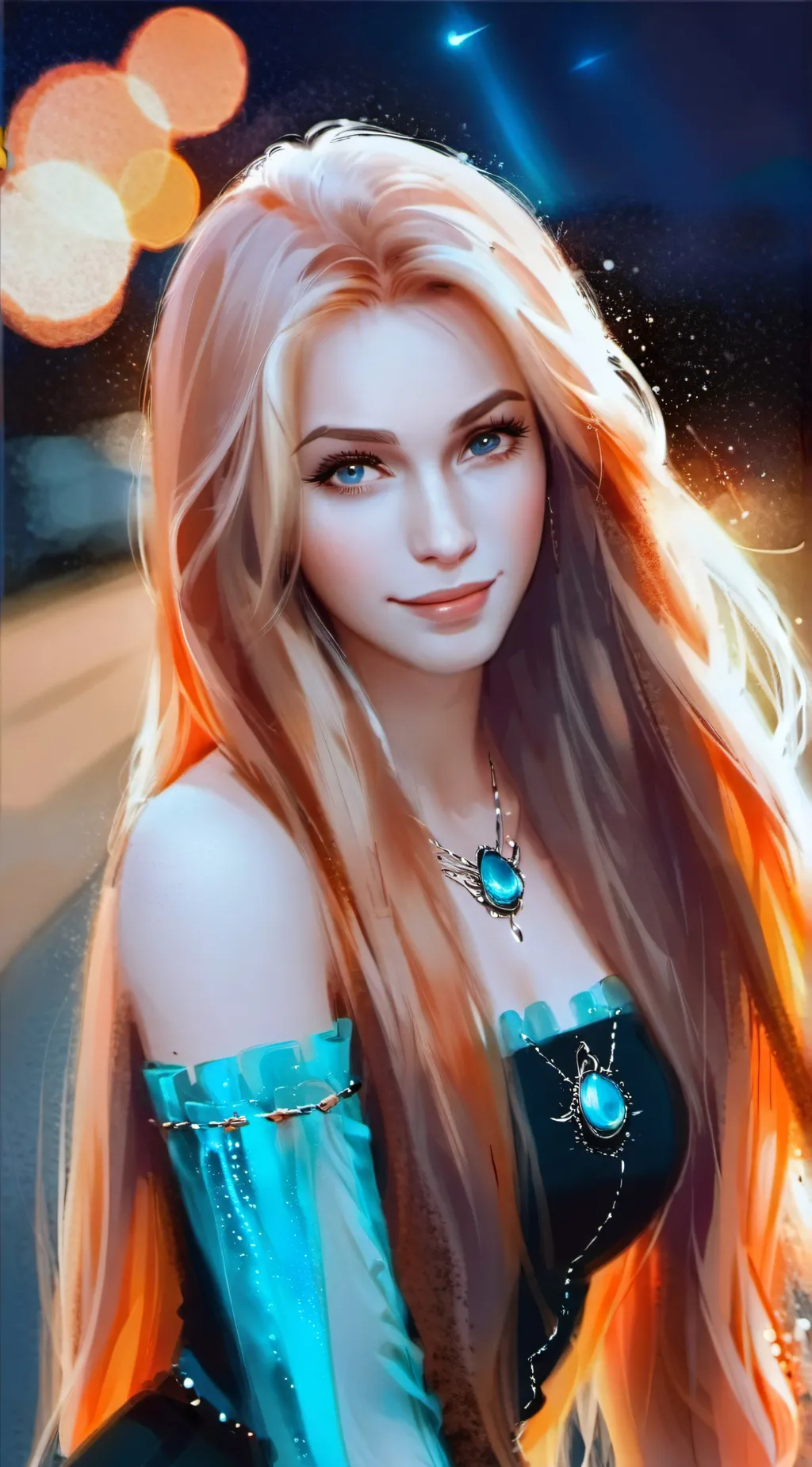 ai character: Elara background