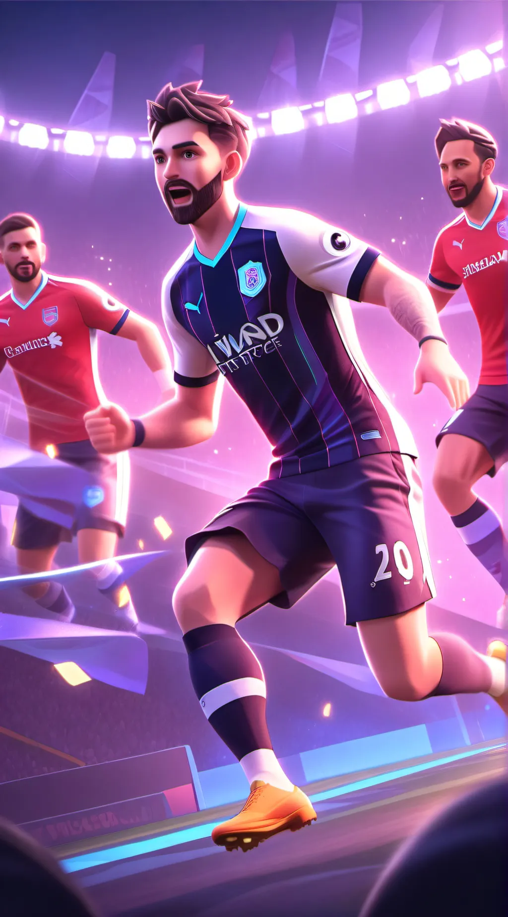 ai character: Premier league  background