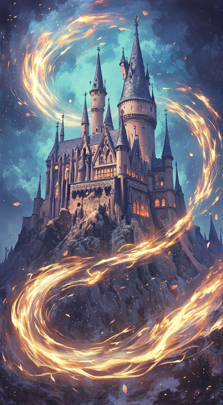 ai character: Hogwarts  background