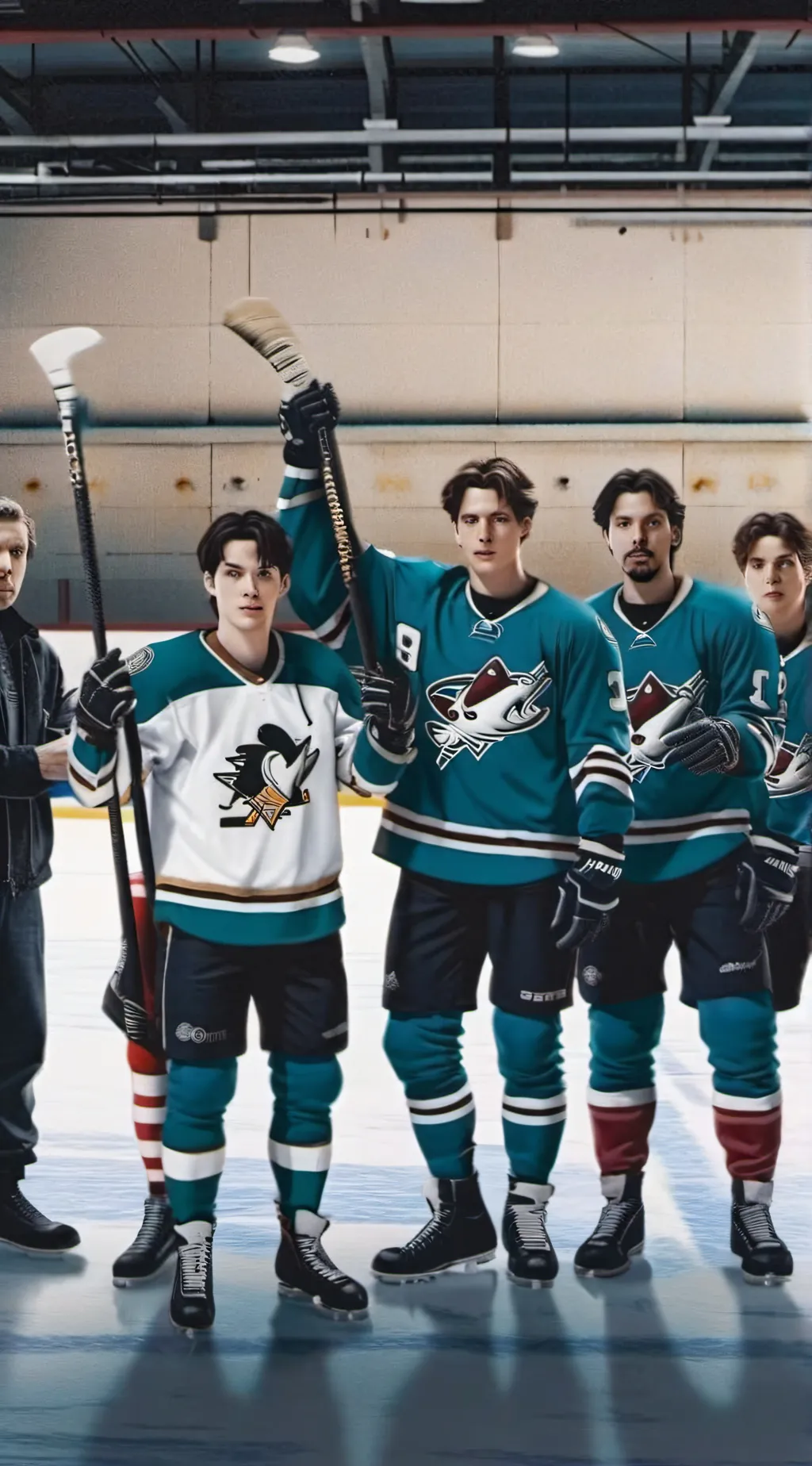 ai character: Mighty ducks background