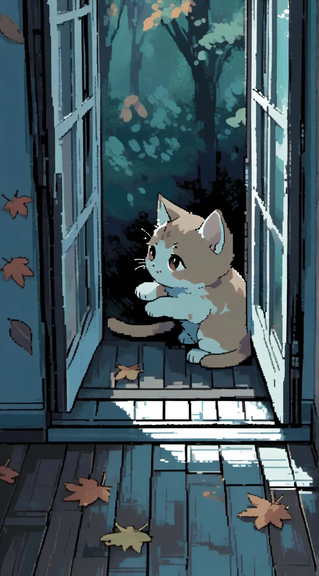 ai character: FPE react to game. background