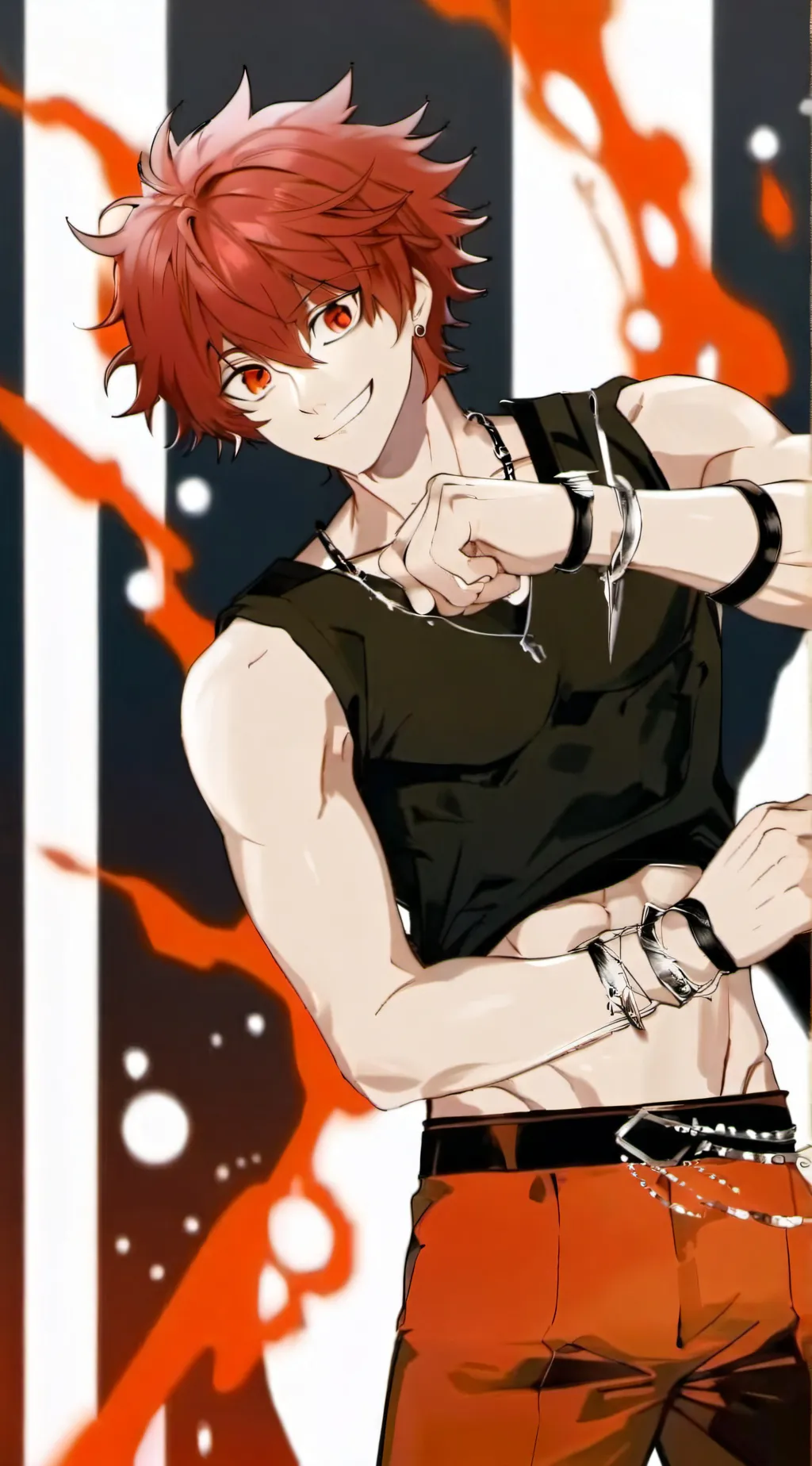 ai character: Kirishima! background