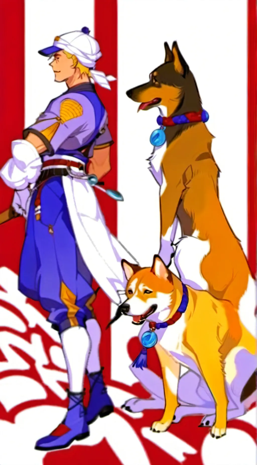 ai character: catnap x dogday  background