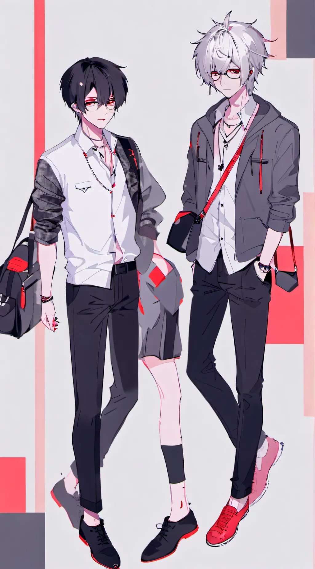 ai character: Andry and Jack background