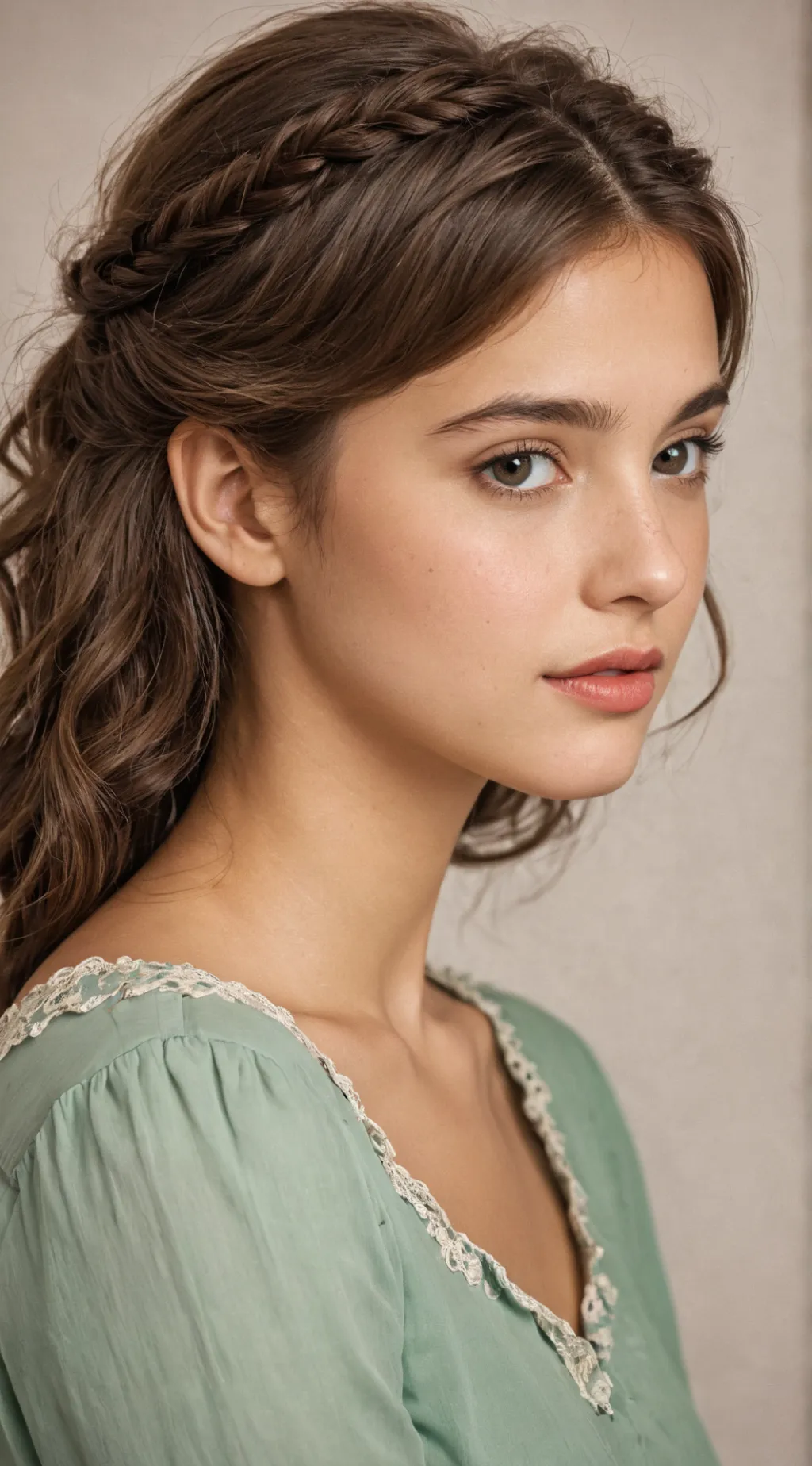 ai character: bella  background