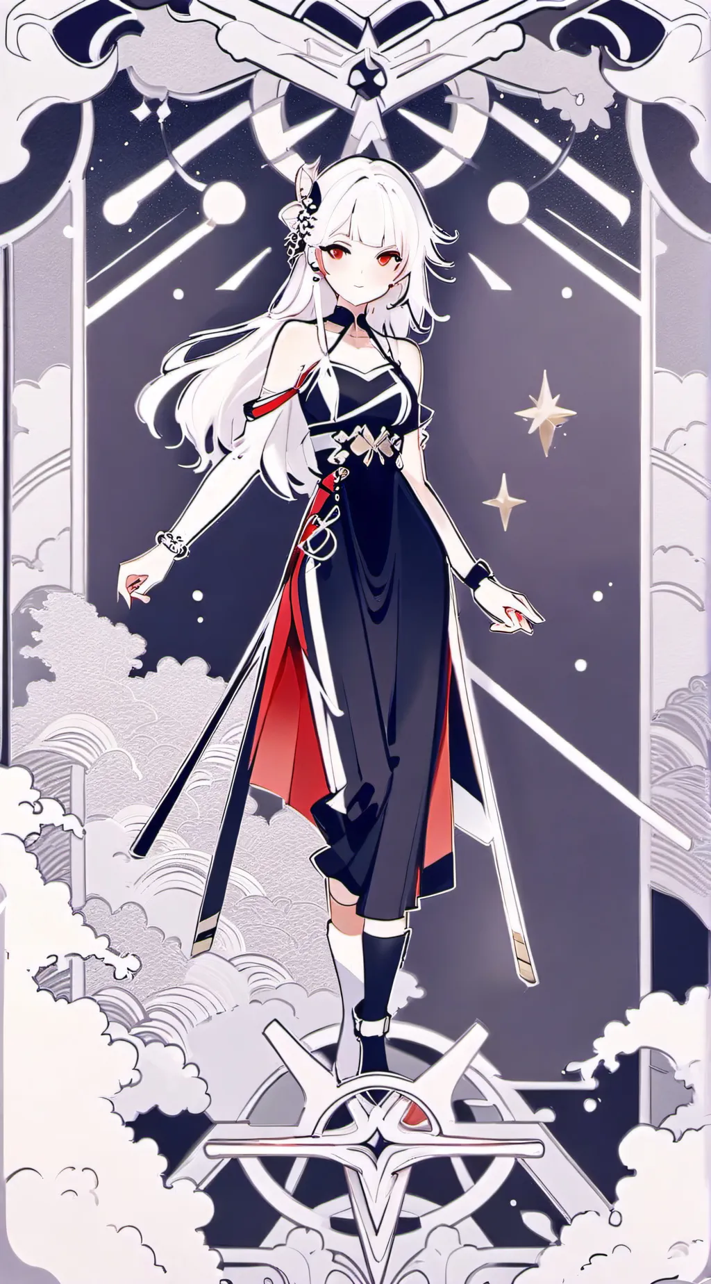 ai character: kny background