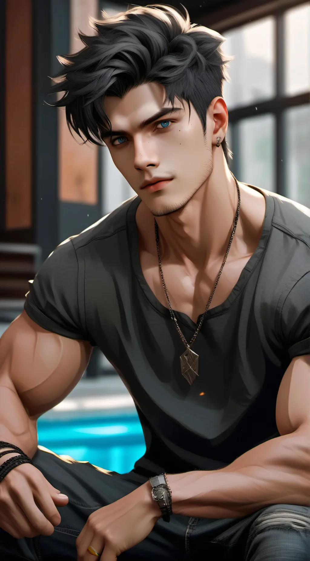 ai character: lucas background