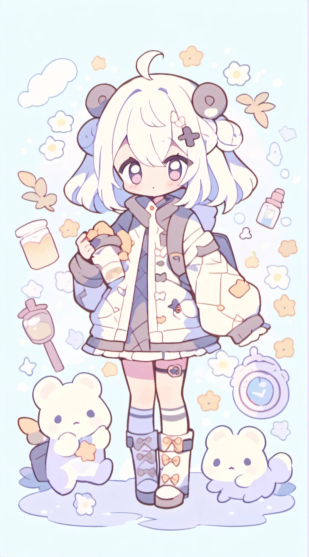 ai character: Chibbi background