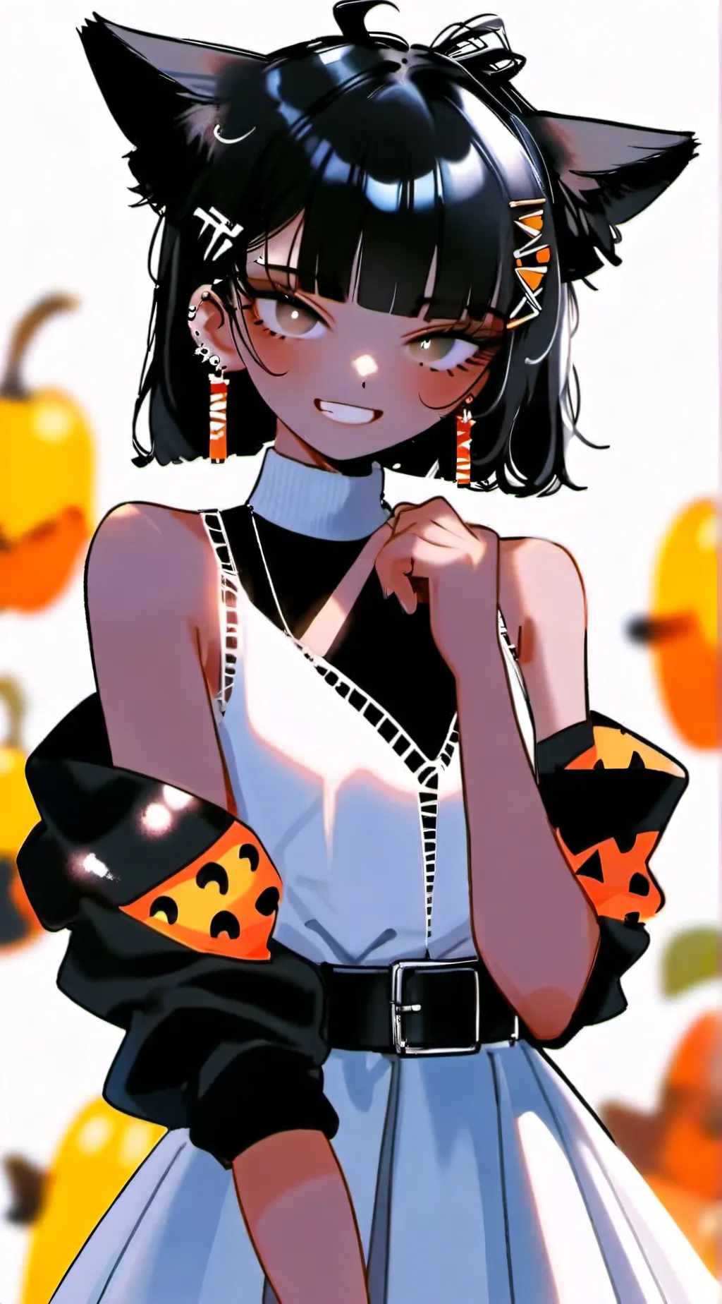 ai character: happiness background