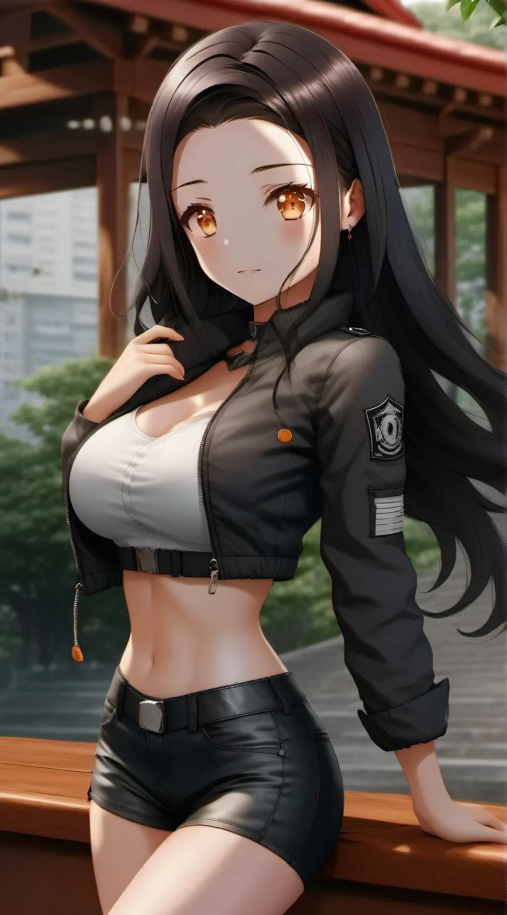 ai character: Nezuko background