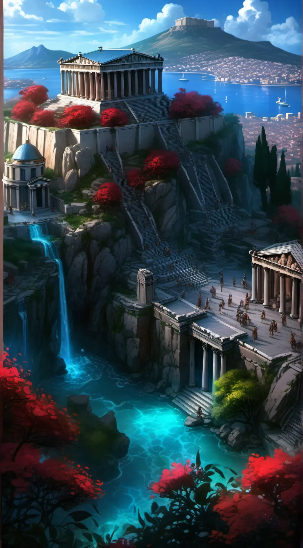 ai character: Greek RPG background