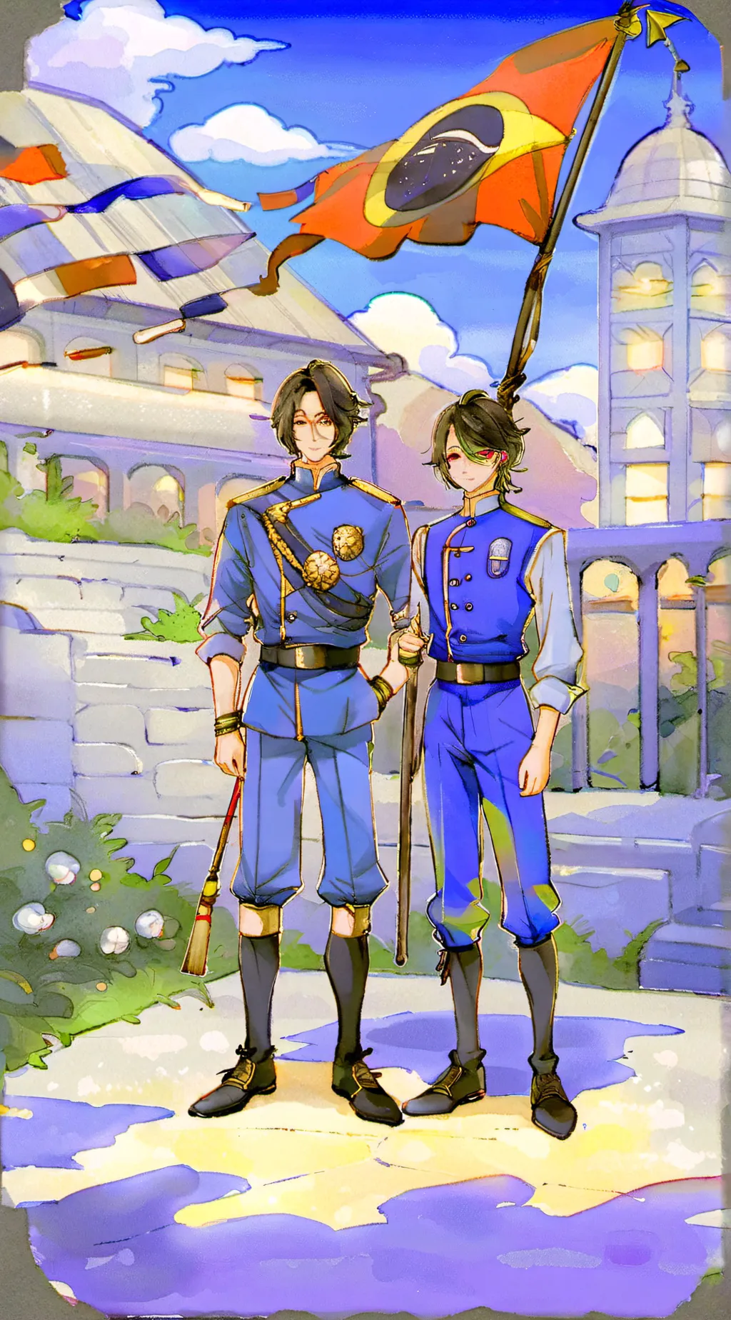 ai character: countryhumans background