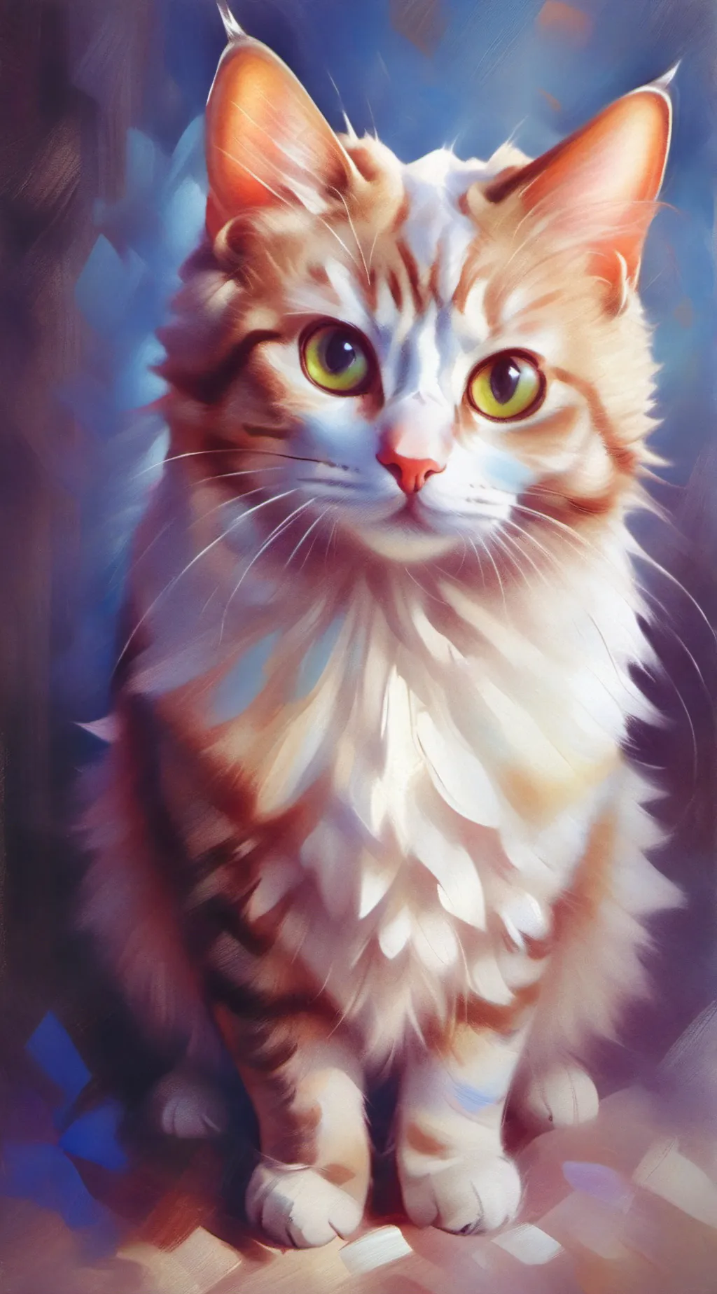 ai character: kitty(math solver) background