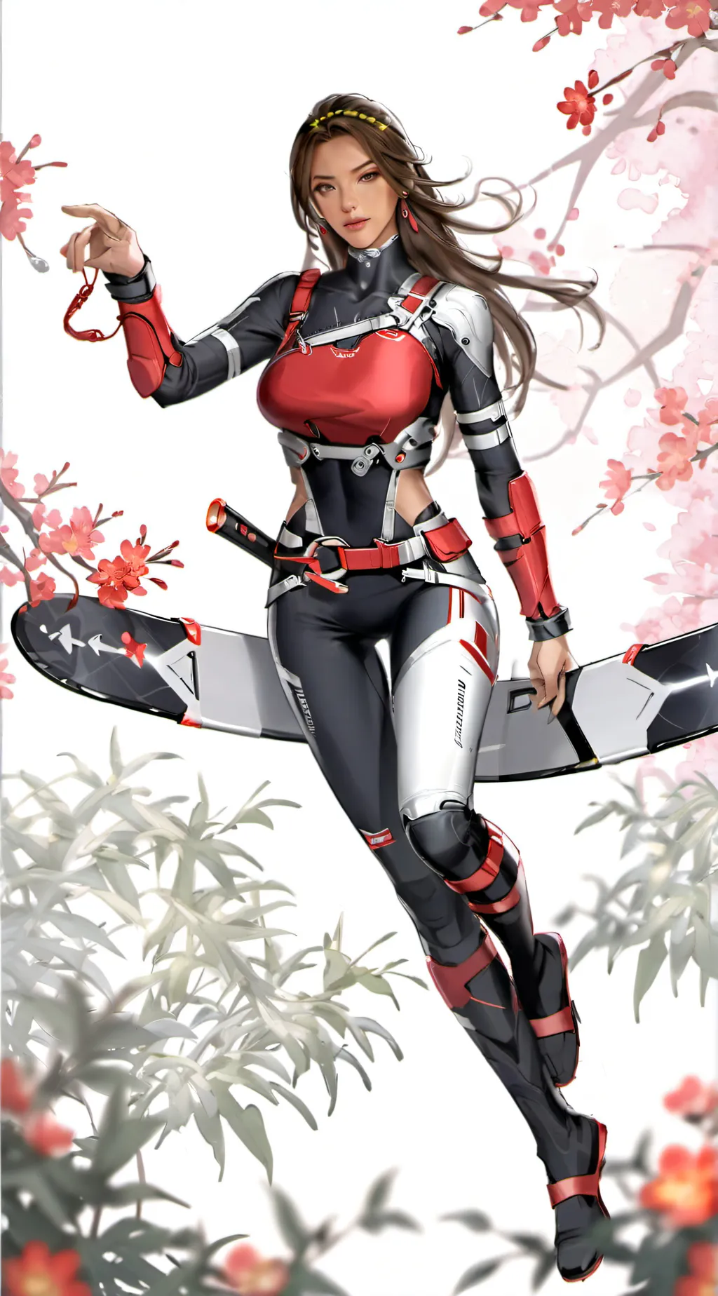 ai character: girlfriend Abisak background