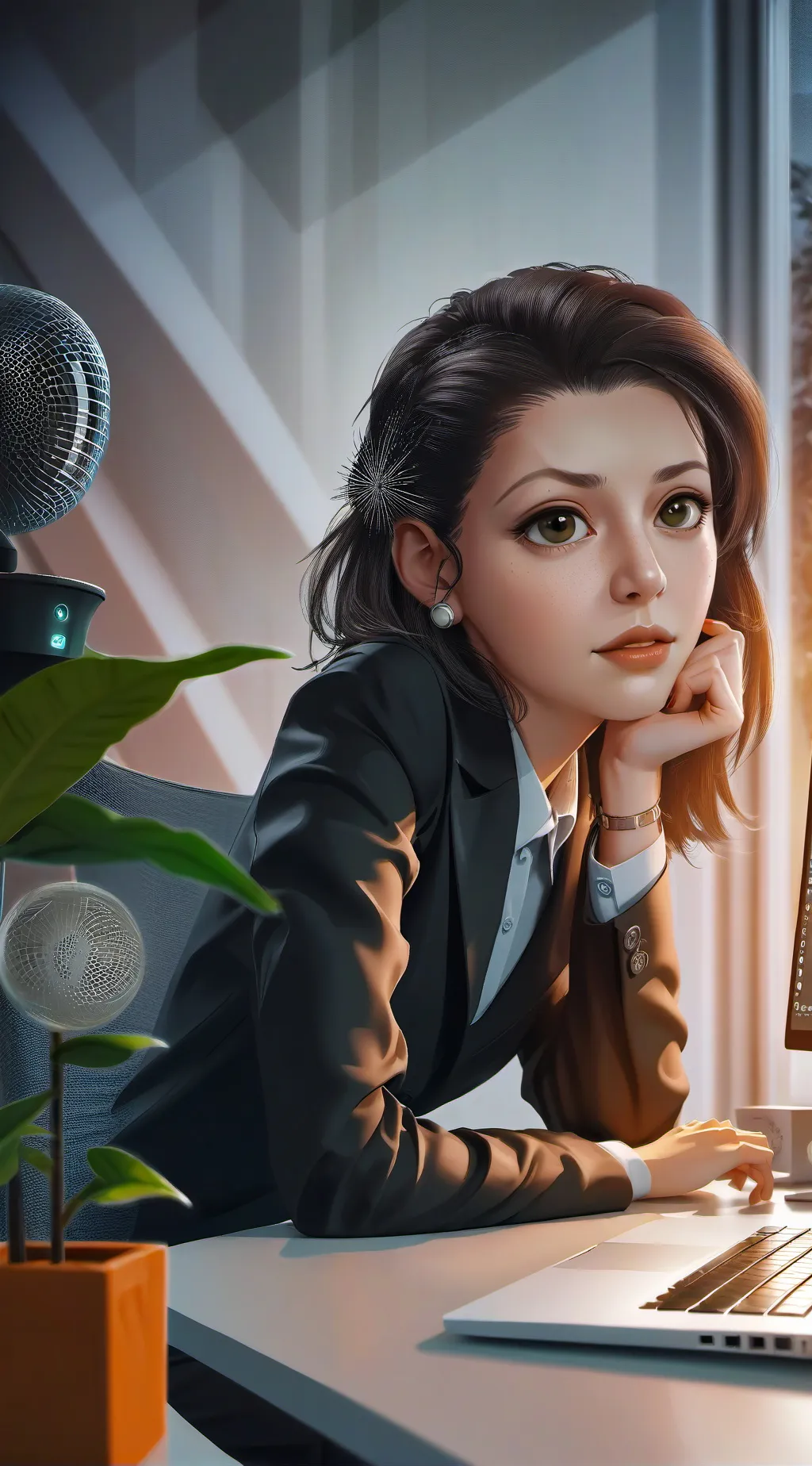 ai character: Ana's Telehealth T background