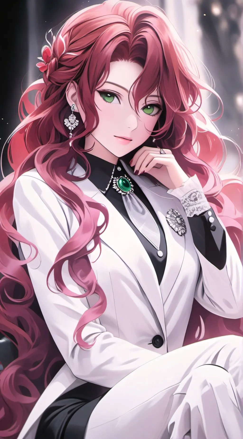 ai character: Sasha background