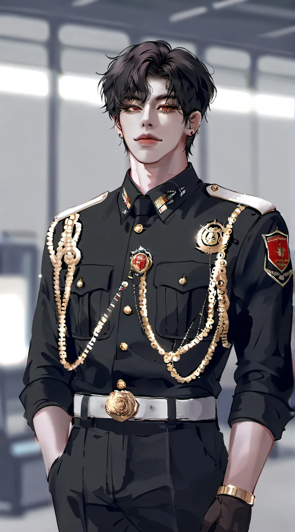 ai character: León background