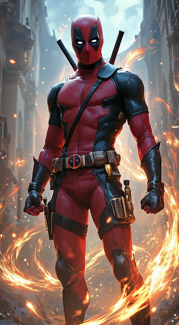 ai character: All the Deadpools background