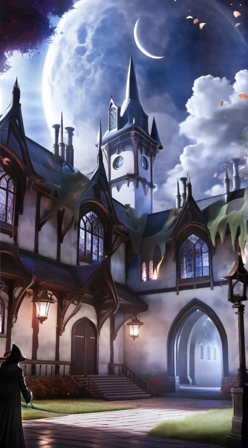 ai character: Hogwarts School background