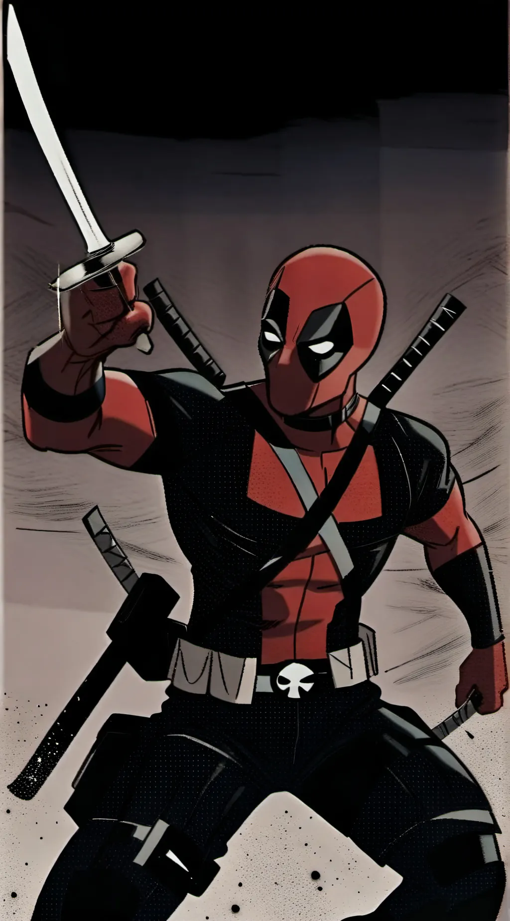 ai character: Deadpool￼ background